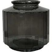 Trademark living Glasvase The Edge Ø23 x h22 cm Grau