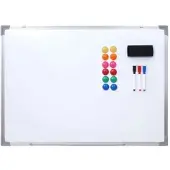 Proregal Whiteboard | HxBxT 45x60x2cm | inkl. Zubehör | Magnettafel Memoboard Pinnwand