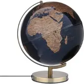 Troika Globus mit 30 cm Durchmesser "STELLAR LIGHT TOUCH" dunkelblau/bronze