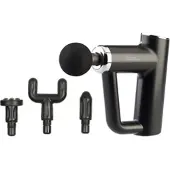 Newgen medicals Akku-Hand-Massagegerät, 4 Aufsätze, 6 Stufen, 3,5 Std Laufzeit, Tasche