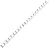 OEM Weiße Binderinge (100 Stück - Max. 90 Blatt)