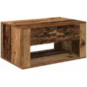 vidaXL Couchtisch Altholz 80 x 50 x 40 cm Holzwerkstoff