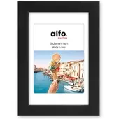 Alfo. Amalfi 20x30 cm, schwarz Holzrahmen