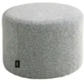 Schöner Wohnen Kollektion Pouf , grau , Maße (cm): H: 34 Ø: 50