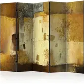 Artgeist Paravent Golden Oddity II Honig/Hellgelb