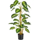 P&b Kunstpflanze Diffenbachia Grün/Schwarz ca. 90cm