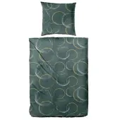 Möbel Kraft Bettwäsche-Set , grün , Maße (cm): B: 155 H: 1
