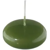 Kopschitz Kerzen Schwimmkerzen Scottish Green 24 x Ø 60 mm, 20 Stück