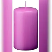 Kopschitz Kerzen 4er Adventskerzen, Adventskranz Kerzen Set Altrosa 12 x Ø 6 cm