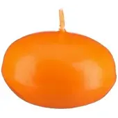 Kopschitz Kerzen Maxi Schwimmkerzen Orange Ø 80 x 32 mm, 8 Stück