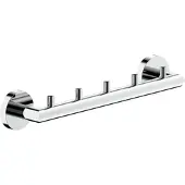Bravat Varuna Hakenleiste 778110 chrom, zum Kleben/Schrauben