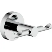 Bravat Varuna Doppelhaken 763310 chrom, Kleben/Schrauben