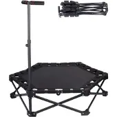 Speeron Klappbares Fitness-Trampolin für Erwachsene, Halte-Griff, 106 cm Ø