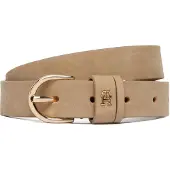 Tommy Hilfiger Ledergürtel "ESSENTIAL EFFORTLESS NUBUCK" 3,5 cm, samtartig, leicht angeraut