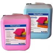 Faba Chemie Weichspüler blau/rose 2x10 L für weiche Wäsche mit angenehm frischem Duft