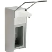 Mobiloclean Desinfektionsmittelspender ALU 1000ml mit langem Armhebel und Frontblende