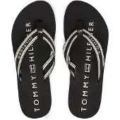 Tommy Hilfiger Zehentrenner Th Webbing Summer Sandal FW0FW09193 Schwarz 38