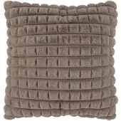 Kayoom Fellkissen "Dekokissen Cloud Lagoon 125", taupe, felloptik, B:45cm H:15cm L:45cm, Polyester, Dekokissen_Sitzkissen_Kissenhüllen, Fellkissen