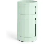 HAY - Facet Cabinet 110 mit Füßen und Rollen, soft mint
