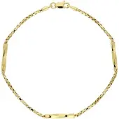 Vivance Goldarmband "delicate elegance", gelb (gelbgold 375), Armbänder, Damen, Gelbgold 375, Goldarmband
