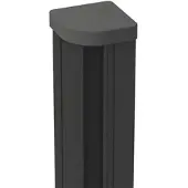 MR-Zaun Alu-Eckpfosten, 2.400 mm