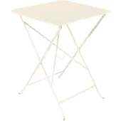 Fermob - Bistro Klapptisch, 57 x 57 cm, latte-beige