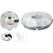 Excellent houseware Servierset, Durchmesser 33Xhöhe 9 Cm, Grau