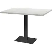Restootab Tisch 120 x 70 cm – Mailänder Paros-Marmor