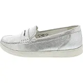 Waldlaufer H-Daisy Mokassin Silber in Gr. 39