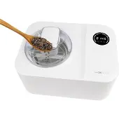 Clatronic Profi-Eismaschine mit Kompressor inkl. Timer, Ice Cream Maker für Eis, Sorbet und Frozen Yoghurt bis zu 1,2 Liter, Speiseeismaschine 150 Watt inkl. Automatikkühlung ICM-3784