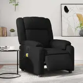 vidaXL Cloris DesignMöbel Massagesessel Elektrisch Schwarz Kunstleder , Klassische Sessel 2024 Neu