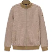 Bugatti Sweatjacke "Elegant" im Jaquard-Design Modern Fit