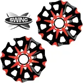 TSL Outdoor Kit Swing 55 Korb Rot,Schwarz 55 mm Rot,Schwarz 55 mm