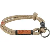 Trixie BE NORDIC Zug-Stopp-Halsband L, 50 cm, Sand/Schwarz