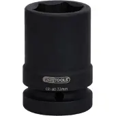 Ks Tools Kraft-Stecknuss 515.2134 76mm Chrom-Molybdänstahl 670g