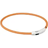 Trixie USB Leuchtring - Orange - M / L