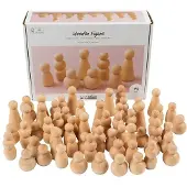 Creativ Company 544184, Bastelset für Kinder, Holz, Holz