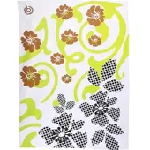 Bugatti Geschirrtuch "Paisley", grün (weiß, schwarz, braun, hellgrün), B:50cm L:70cm, 100% Baumwolle, Geschirrtücher, Geschirrtuch