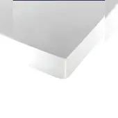 Naturals Glattes Spannbetttuch Bett 180 Baumwolle extra weich hergestellt in Spanien Blanco