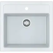 Franke Sirius - Tectonite Spülbecken SID 610, 560x530 mm, weiß 114.0284.165