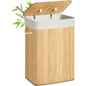 Songmics Wäschetonne Bambus 72 L B34LCB10Y