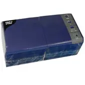Papstar 5000 Servietten, 1-lagig 1/4-Falz 33 cm x 33 cm dunkelblau