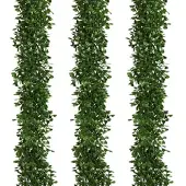 Creativ Green künstliche Pflanze Buchsbaumgirlande, 180cm, 3er Set