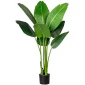 Creativ Green Künstliche Pflanze Strelitzia nicolai 120cm im Topf
