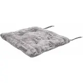 Doppler Sitzkissen Elegant mit Schriftzug 45x45x4 cm grau