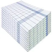 Tulpe Heimtextilien Blau Geschirrtücher, 10er Pack, 50x70cm, 100% Baumwolle