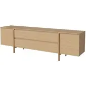 Bolia - Daia Sideboard mit Schubladen, 240 cm, Eiche geölt