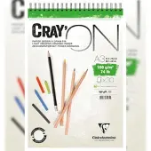 Clairefontaine 5x Cray'ON, Spiralblock A3, 30 Blatt 160g - 975032C