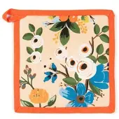 Excelsa Topflappen Fiori Frida Baumwolle 20x20 cm Mehrfarbig