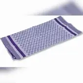 Esmeyer 11x Grubentuch aus 100% Baumwolle, Farbe: blau / grau kariert,